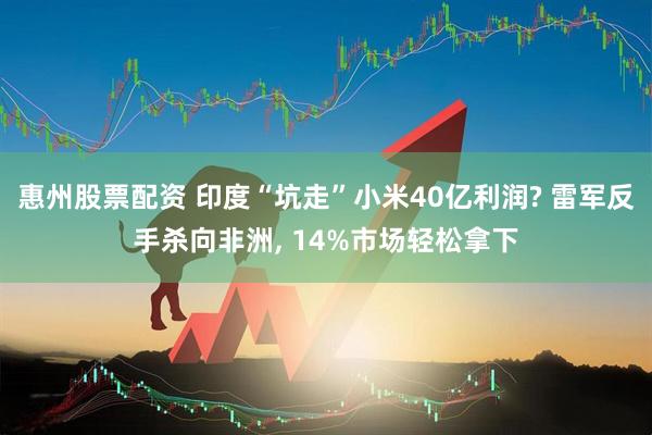 惠州股票配资 印度“坑走”小米40亿利润? 雷军反手杀向非洲, 14%市场轻松拿下